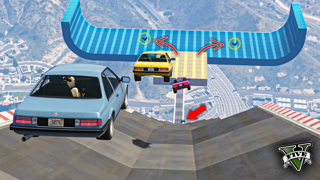 قراند 5 | باركور  - و طيحة بتعجبكم مره 😍🔥 وزاد عددنا | GTA 5 Parkour
