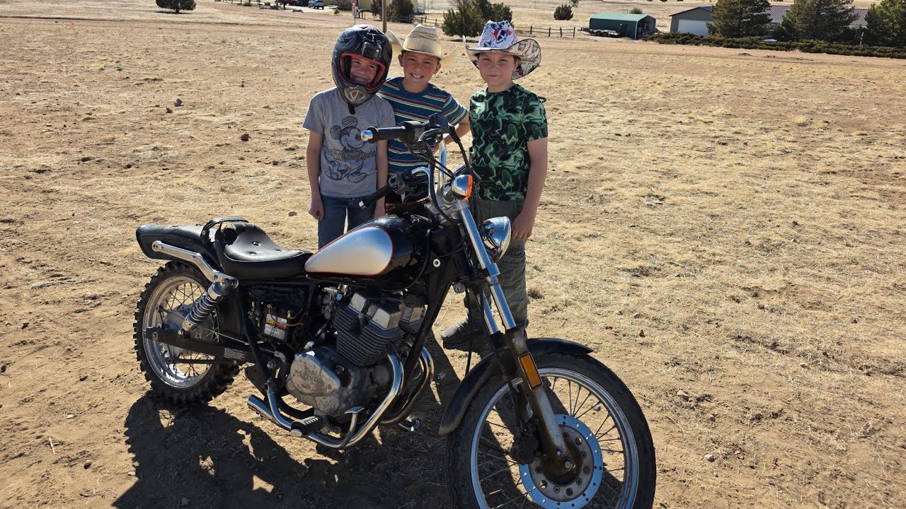 The Mud Brothers make a jump and jump it on one of there bikes