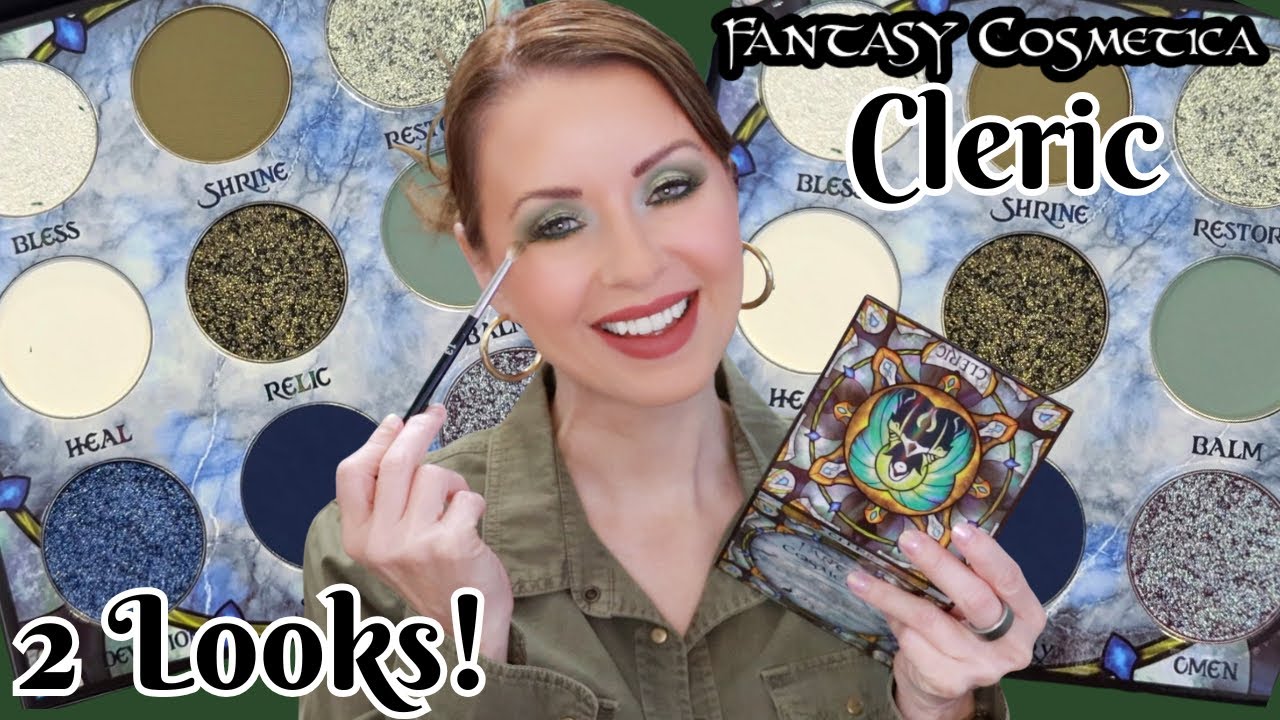 Новый туториал по макияжу с использованием палетки Fantasy Cosmetica CLERIC: 2 образа.