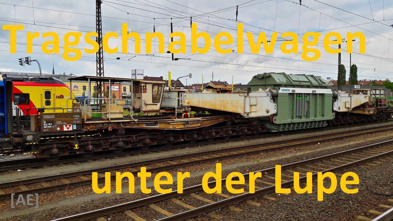 Trafotransport Tragschnabelwagen unter der Lupe - Trafo Transformator Schwertransport - Alex E
