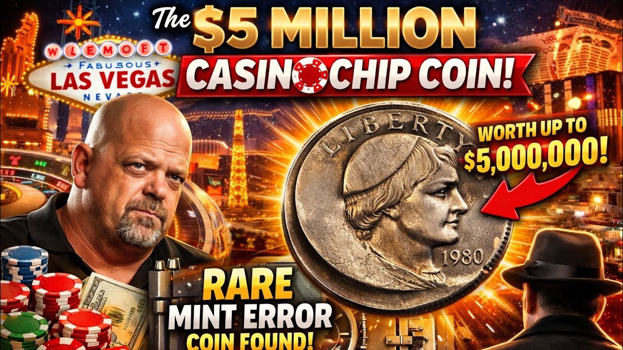 «Призрачная монета номиналом 5 миллионов долларов, выпущенная с фальшивым номером монетного двора...