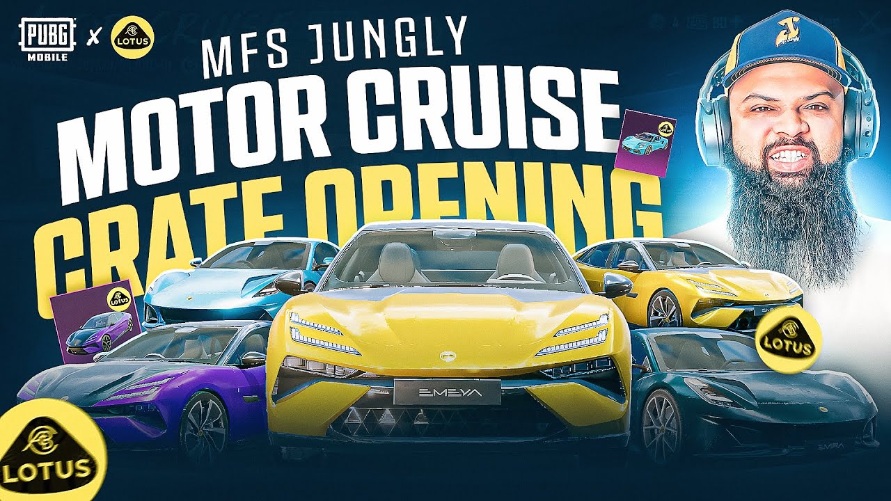 55,000UC 💰 Maxout Motor Cruise Lotus Supercars Lucky Spin! 🏎️💨 PUBG Mobile Crate Opening