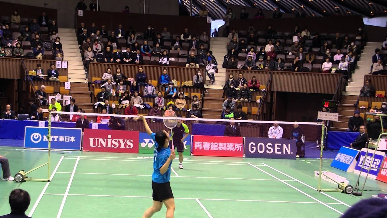 2015全日本総合バドミントン　準々決勝　山口茜　対　川上沙恵奈　２
