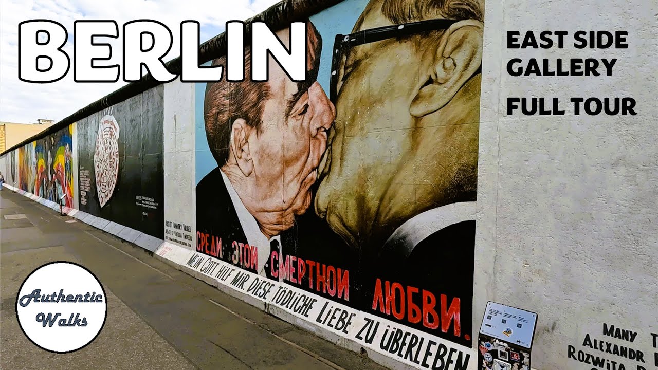 [4K] East Side Gallery Complete Walking Tour 🧱🎨🖼️ | Berlin, Germany