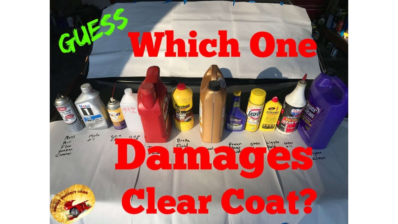 Will Brake Fluid Damage My Cars Paint or Clear Coat????