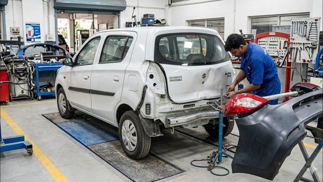 Alto piche se thok dii usko kiya repair