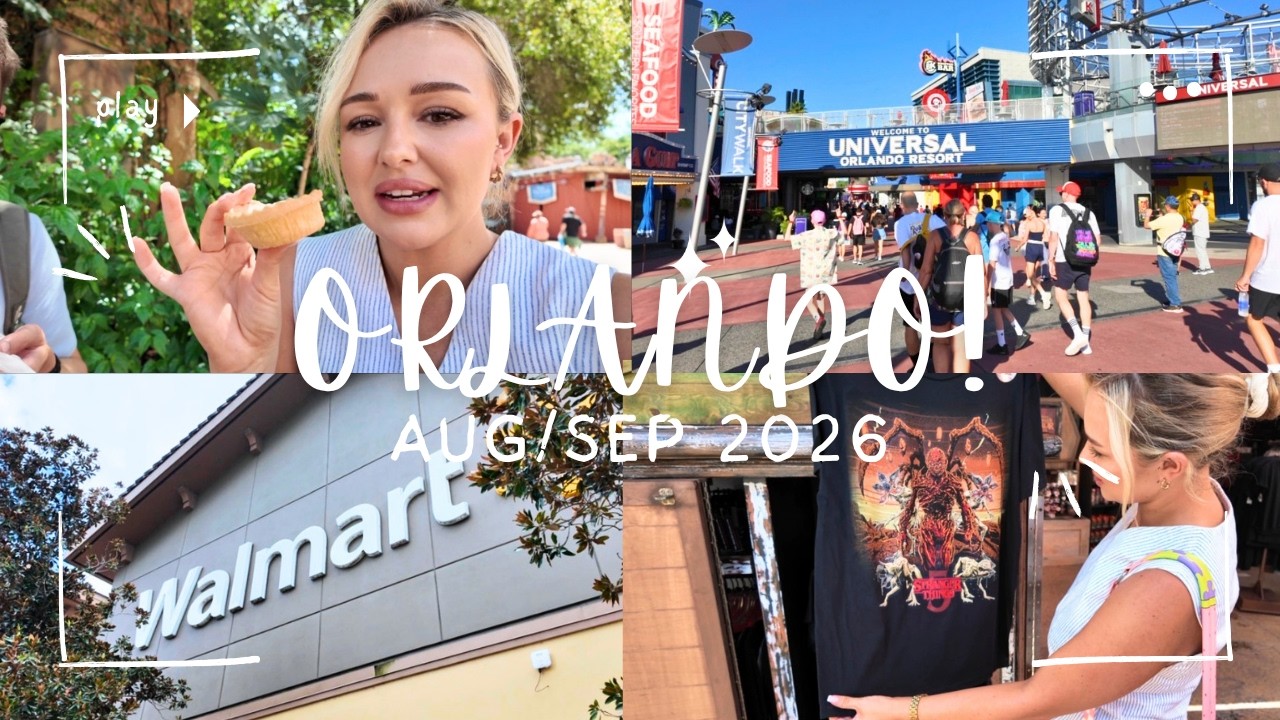 ORLANDO DAY 1 - AUG/SEPT 2026 - WAWA'S, ISLANDS OF ADVENTURE, WALMART & CHILIS! 🌶️🛍️🎢