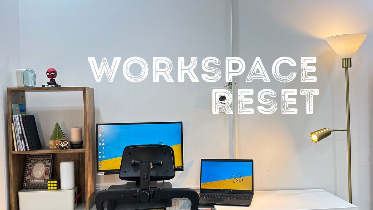 Workspace Reset | Decluttering - One Corner at a Time 🤍
