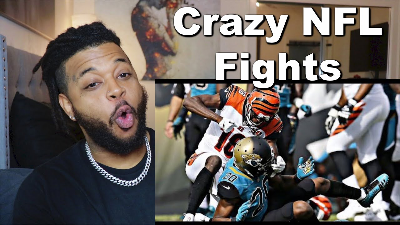 10 Craziest Fights In NFL History | Reaction