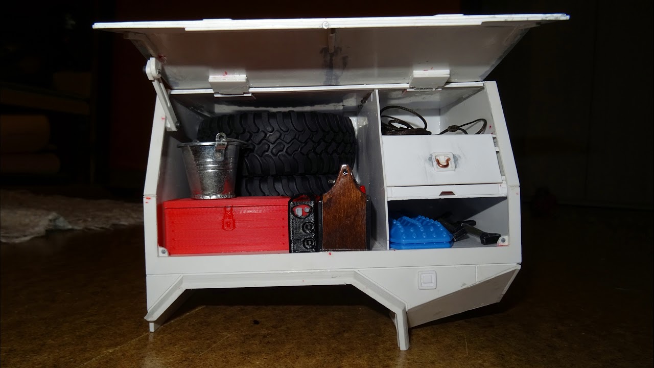 RC modelex Hilux doublecab canopy build