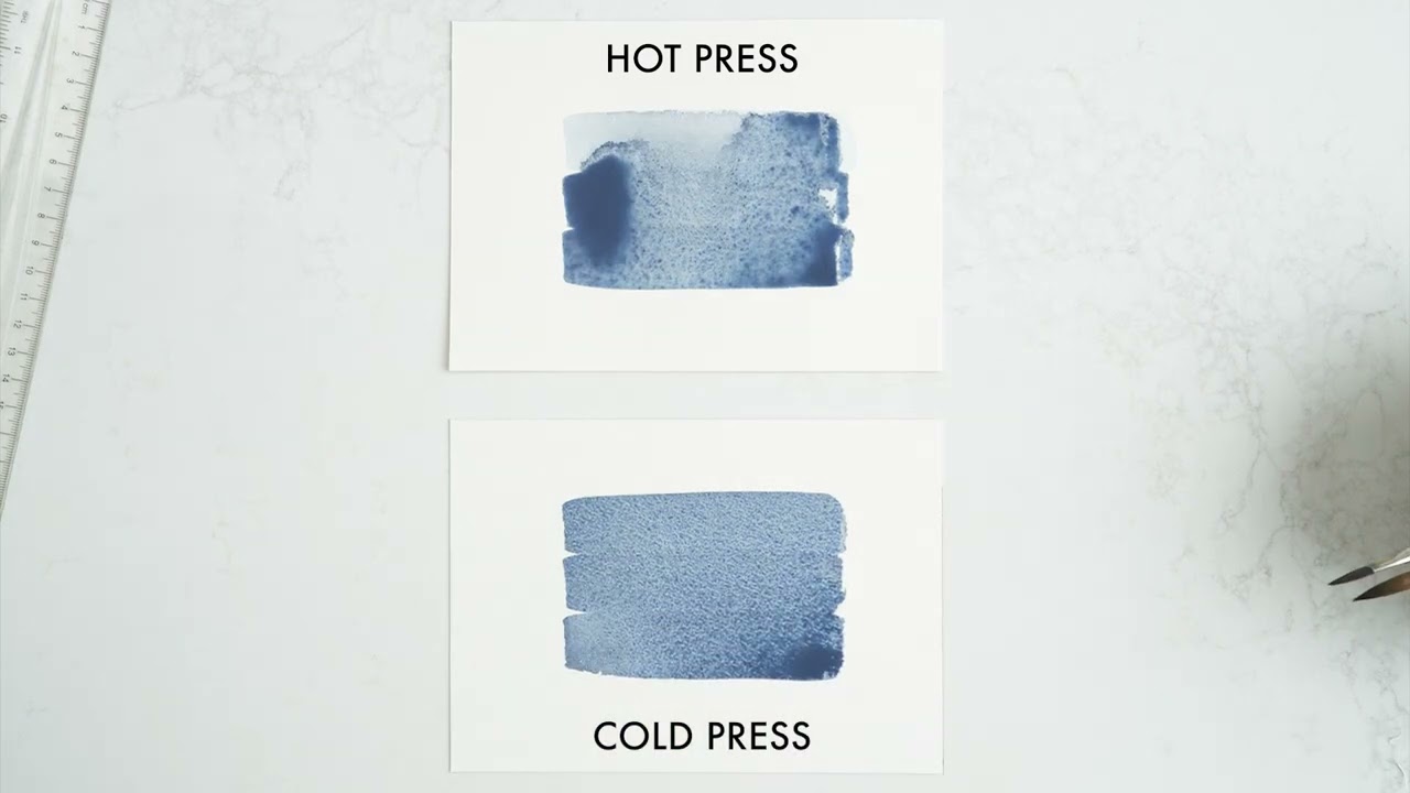 Arches Hot Press Vs. Cold Press Watercolor Paper - by Case for Making