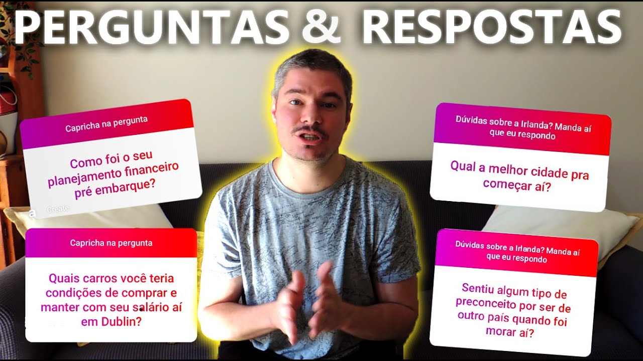 Planejamento financeiro antes do embarque e melhor cidade p/ começar na Irlanda PERGUNTAS&RESPOSTAS