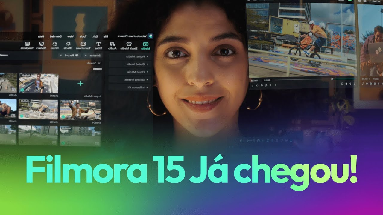 Filmora 15 &mdash; O Futuro da Edi&ccedil;&atilde;o de V&iacute;deo Sem Esfor&ccedil;o | Impulsionado por IA
