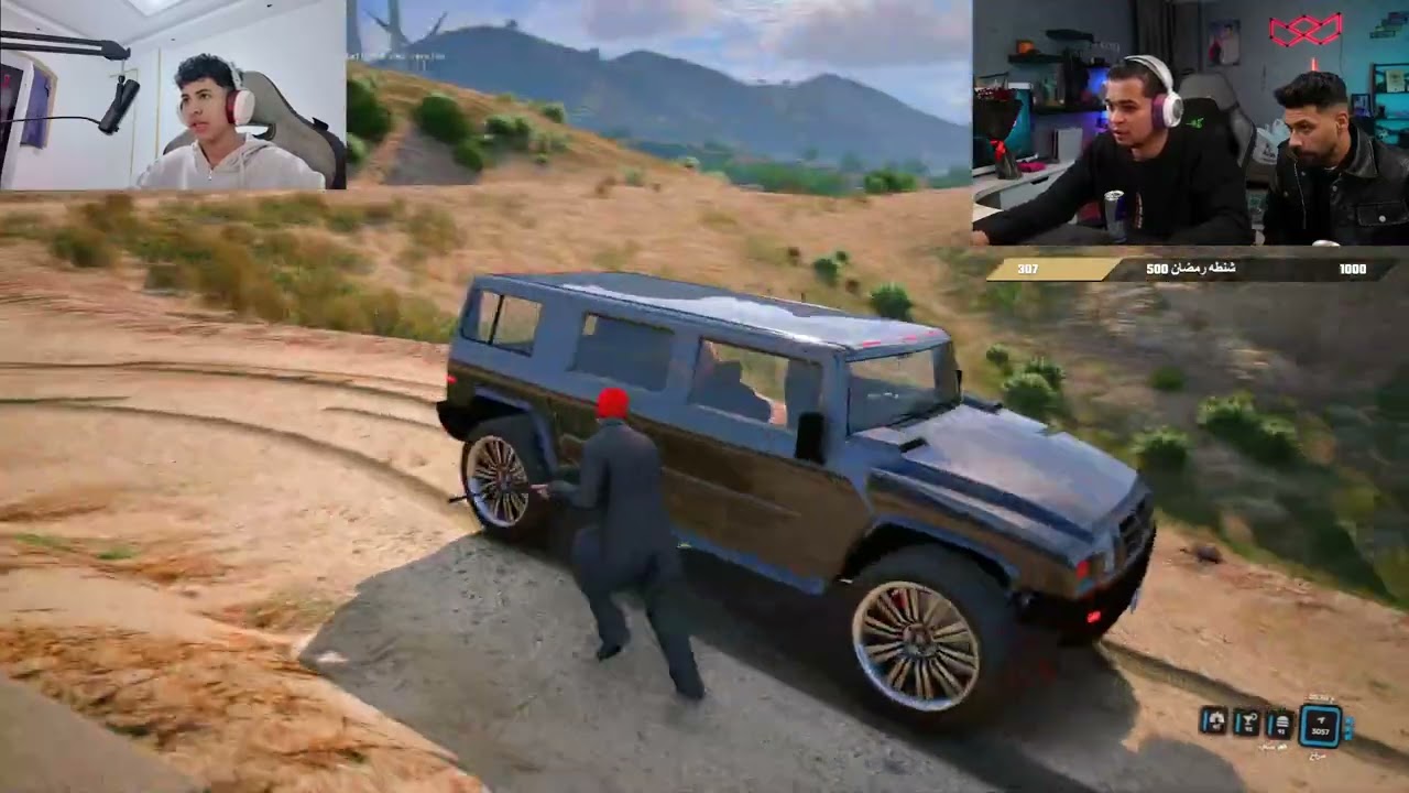عمرو سهرة gtav اليوم 17 فبراير الجزء 2
