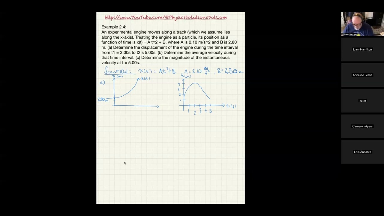 Kinematic Examples and Derivation of Kinematic equations