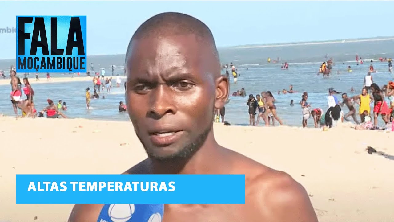 Altas temperaturas em Maputo: Vaga de calor leva milhares às praias da cidade @PortalFM24
