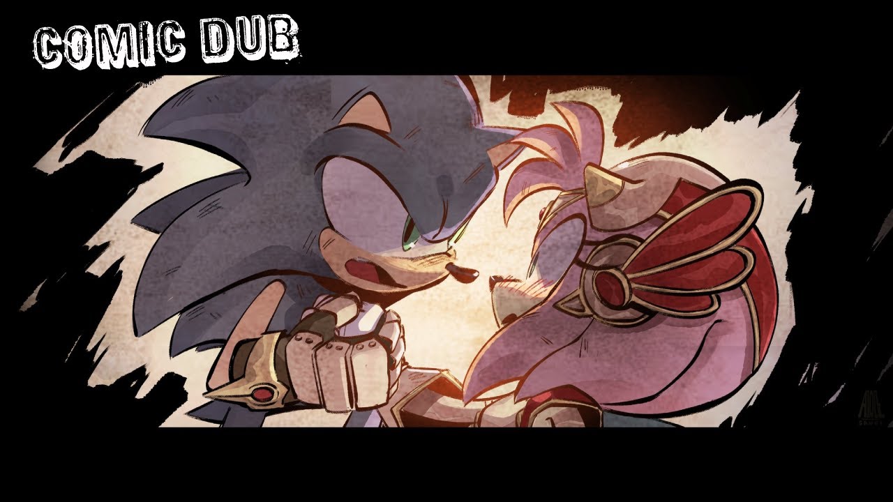 SONIC MEETS THE LEGENDARY PALADIN AMY! SATBK COMIC DUB!