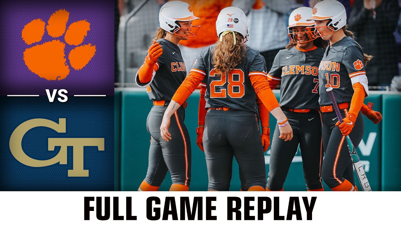 Clemson vs. Georgia Tech Full Game Replay | 2023 ACC Softball