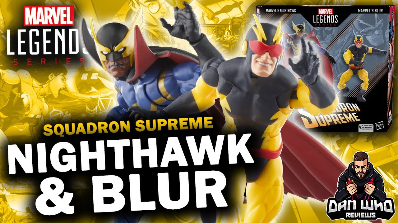Marvel Legends Nighthawk & Blur Squadron Supreme 2 Pack Review