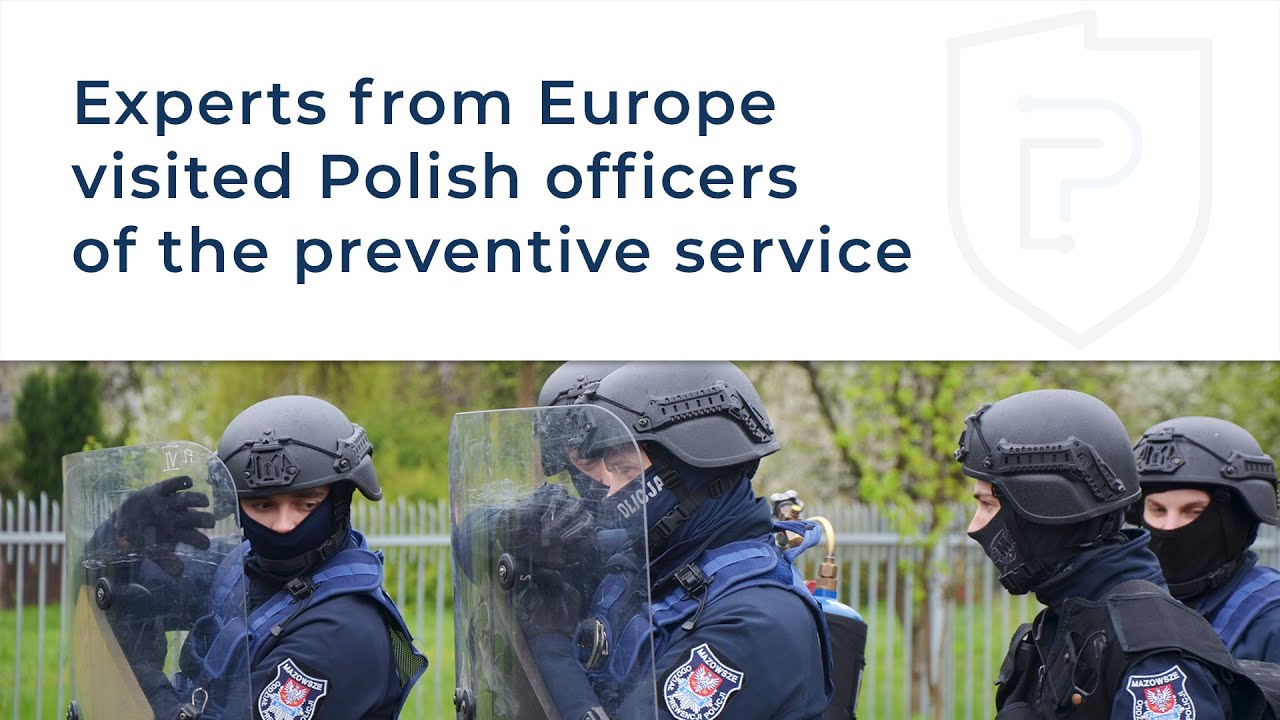 Experts from Europe visited Polish officers of the preventive service