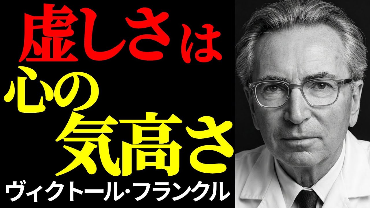 ヴィクトール・フランクル｜【夜と霧】生きる意味は探求不要。絶望の淵で「それでも人生にイエスと言う」ために知るべきこと