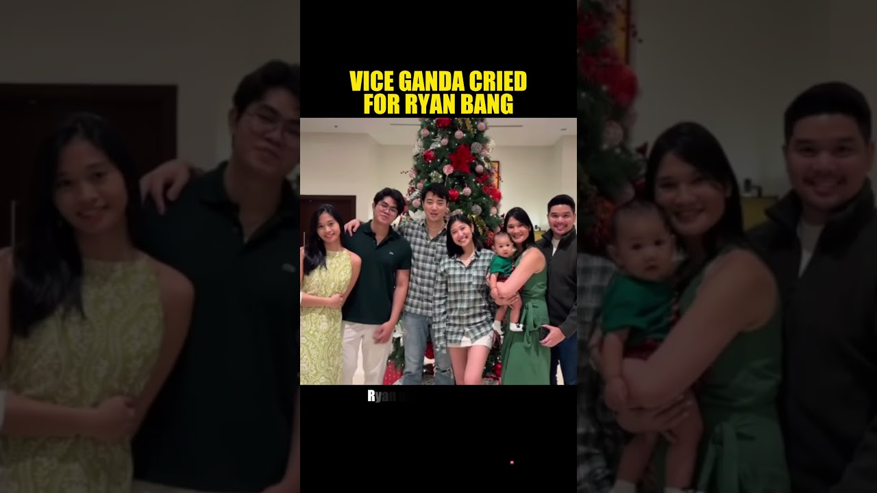VICE GANDA CRIED FOR RYAN BANG #viceganda  #ryanbang  #bestchristmas
