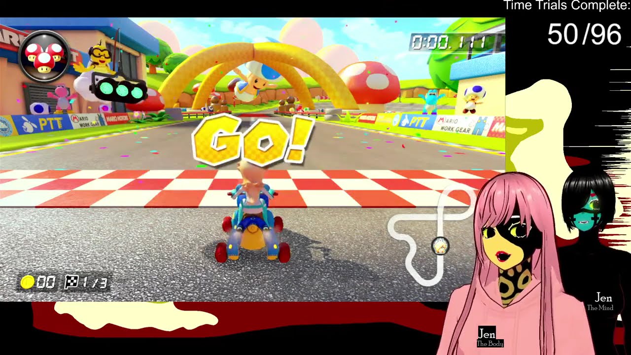 🔴 Beating All of the Time Trials in Mario Kart 8 Deluxe Part 2