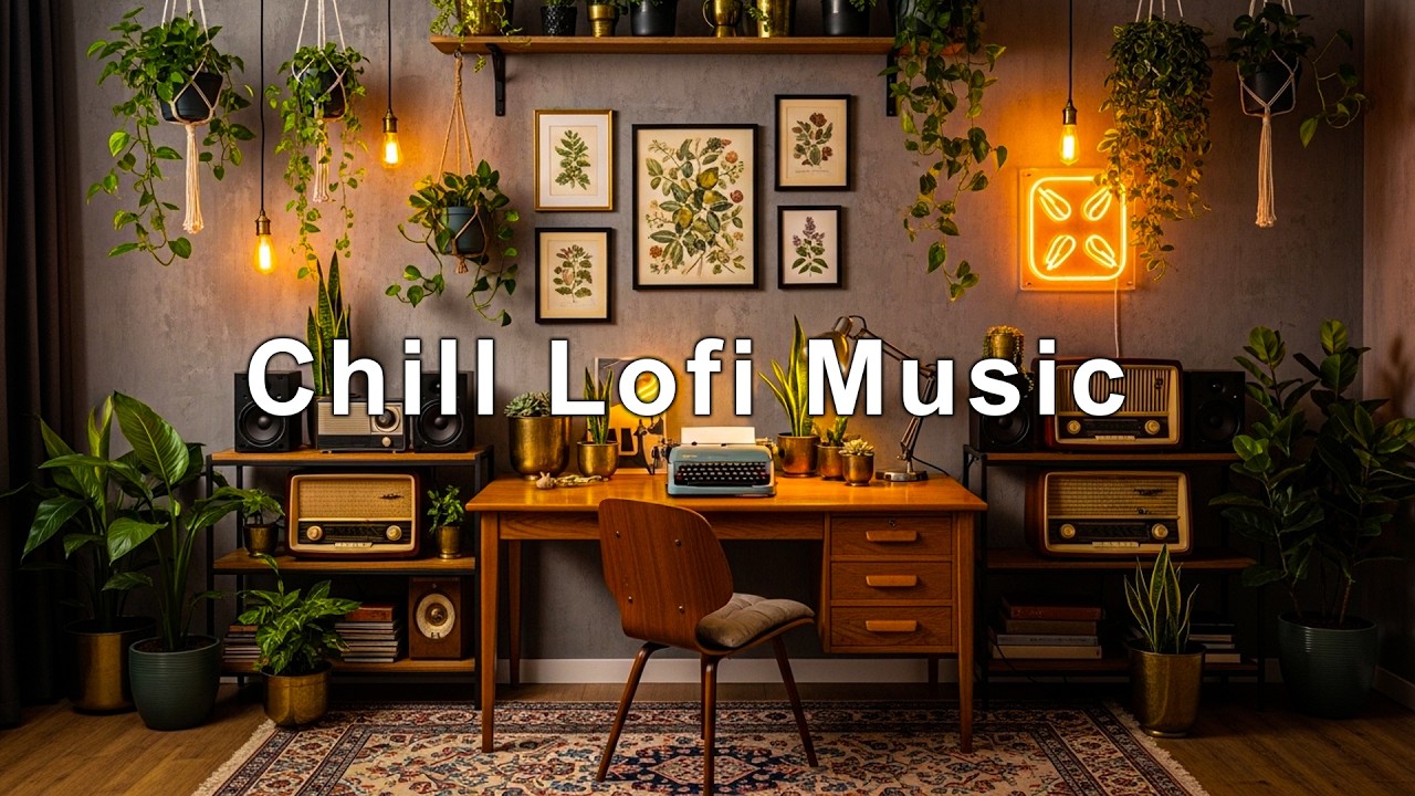 Chill Lofi Hip Hop Radio 🌿 beats to relax/study to [cozy room vibes]