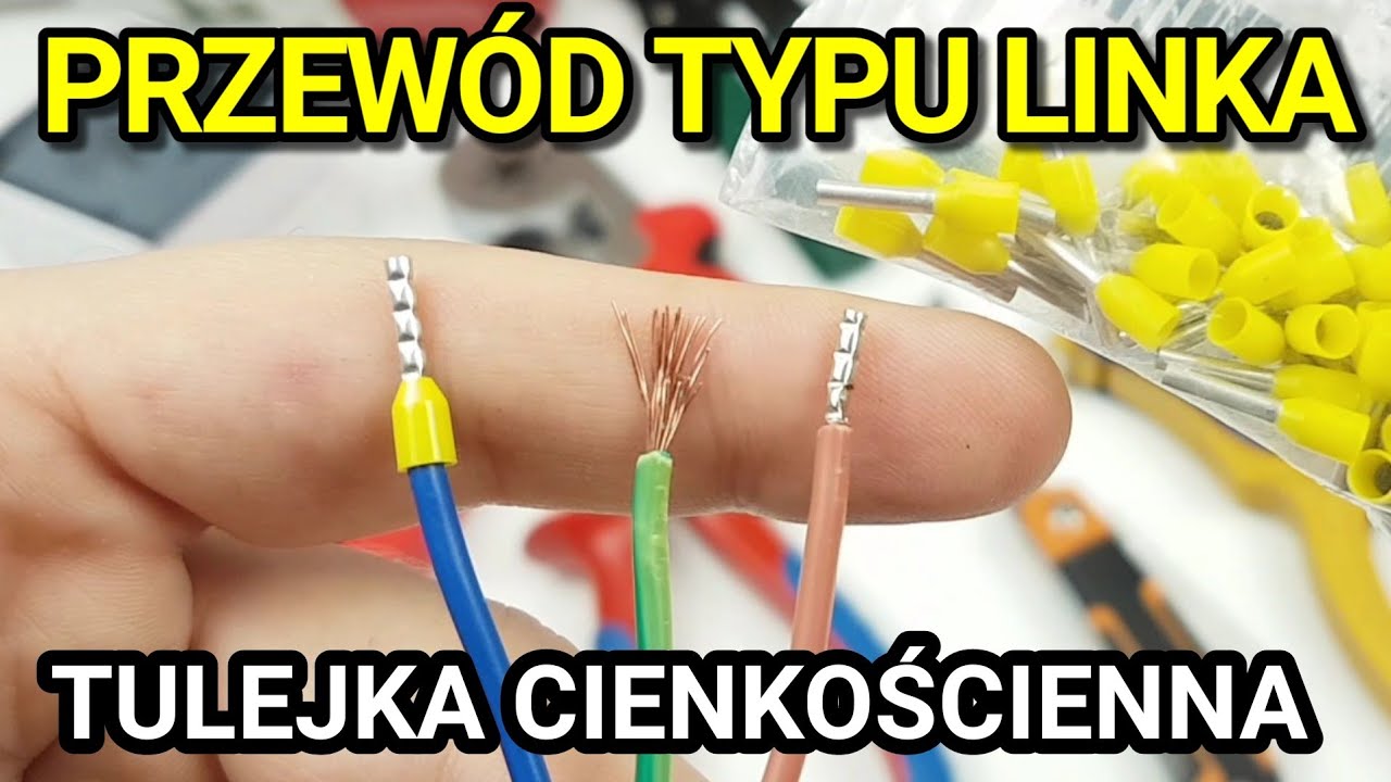 Zaciskanie końcówek na przewodzie typu linka - Zaciskarka, tulejka cienkościenna, końcówka kablowa