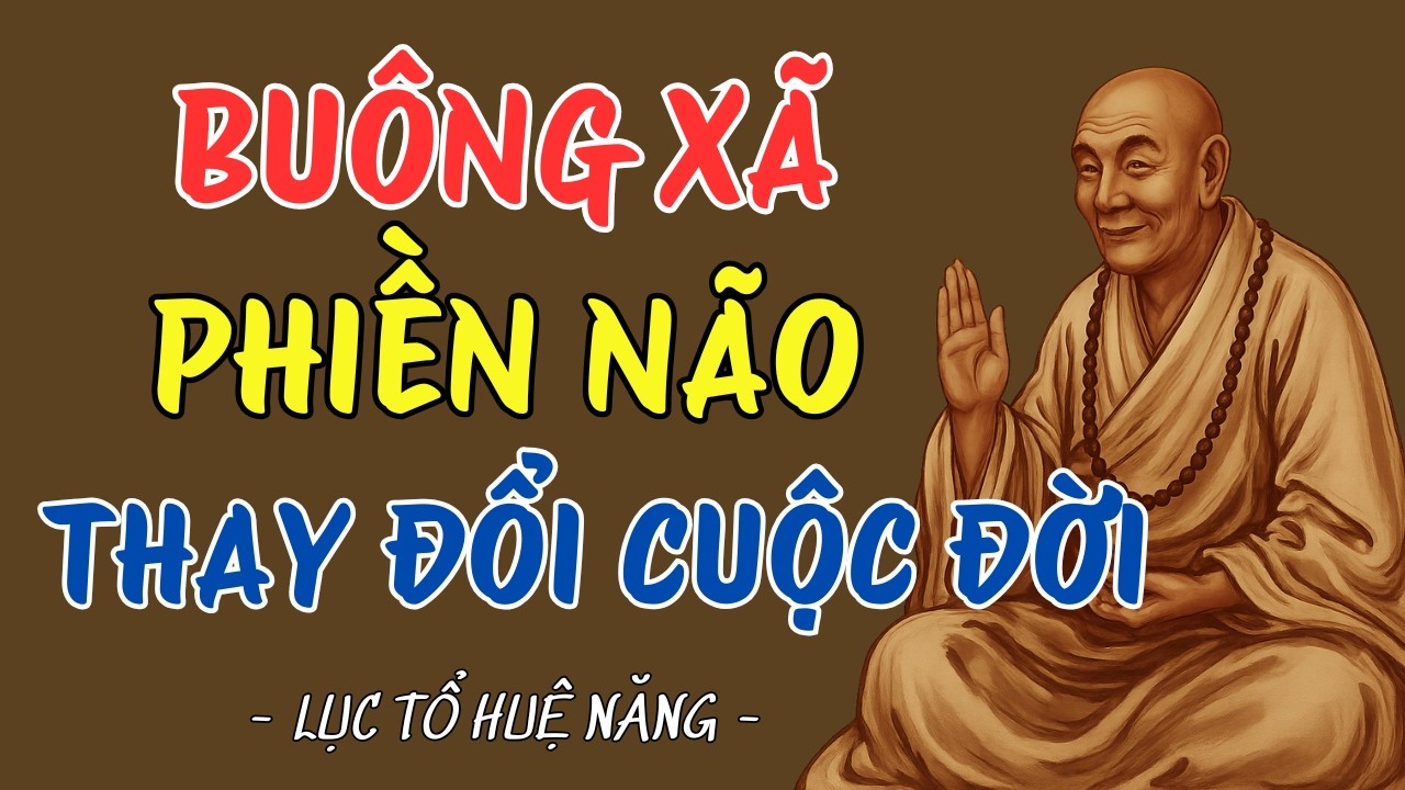 LỤC TỔ HUỆ NĂNG : KHI CUỘC ĐỜI BẾ TẮC HÃY BUÔNG XẢ PHIỀN NÃO ĐỂ SỐNG HẠNH PHÚC HƠN #luctohuenang