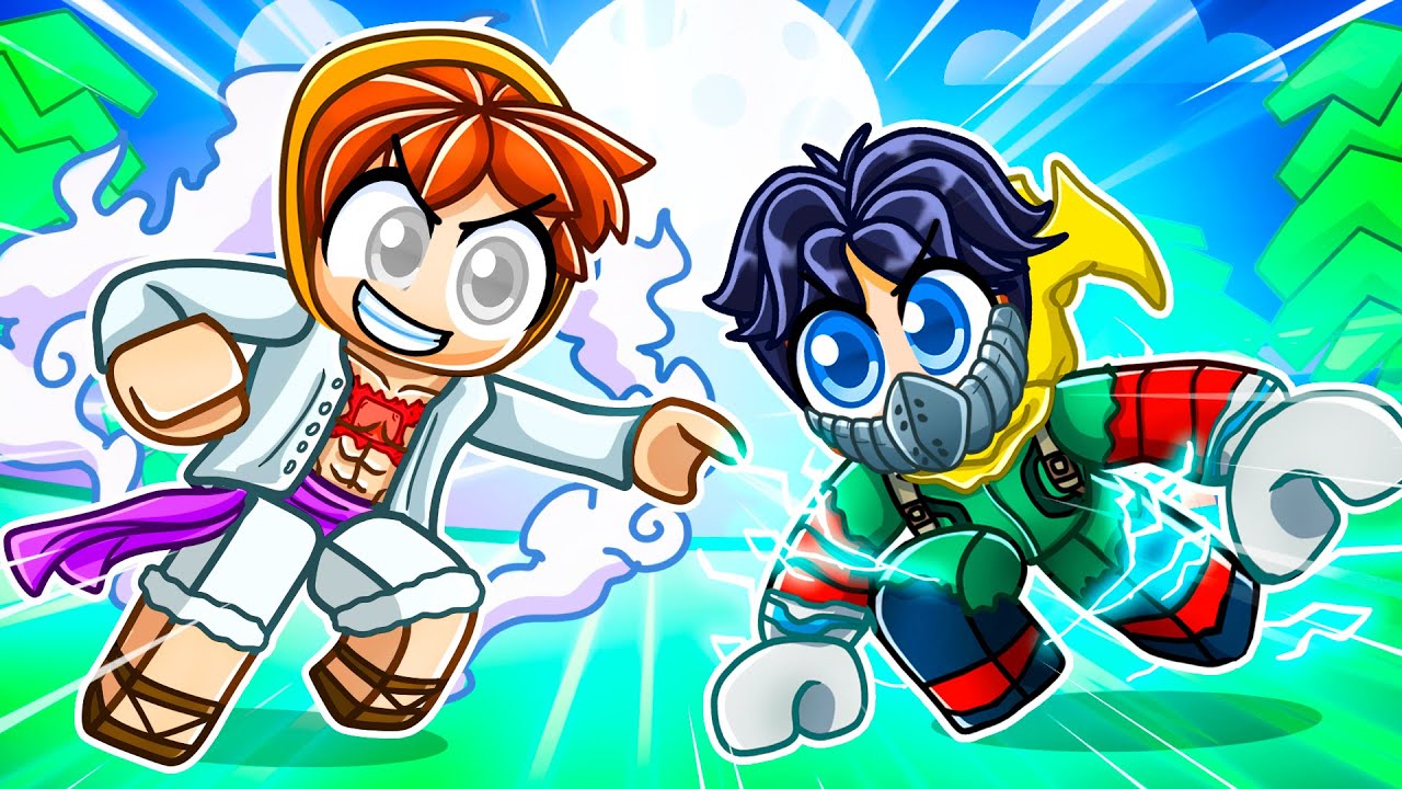 ONE PIECE против MY HERO ACADEMIA Аниме-семья в Roblox!