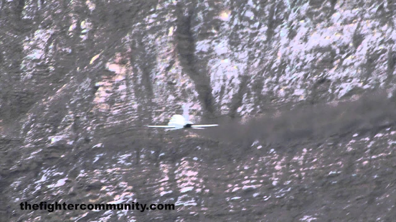 (HD) Swiss Air Force F-5 Air to ground Strafing at Axalp. 