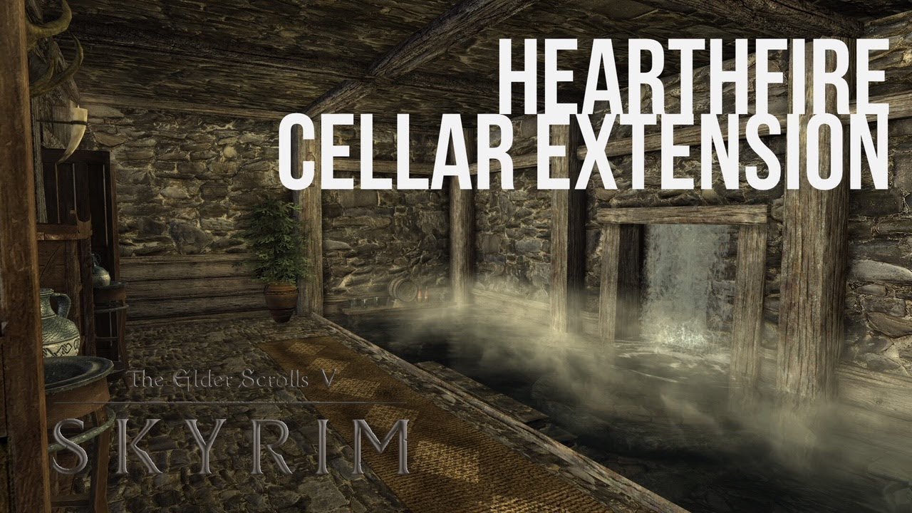 Skyrim PS4 Mods: Hearthfire Cellar Extention (All 3 Houses)