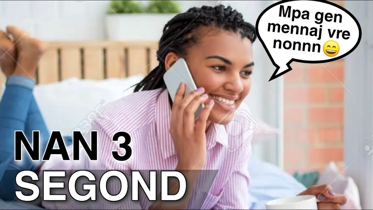 Bel sujet pou pale ak yon fi nan telefon lew pa konn kisa pou di