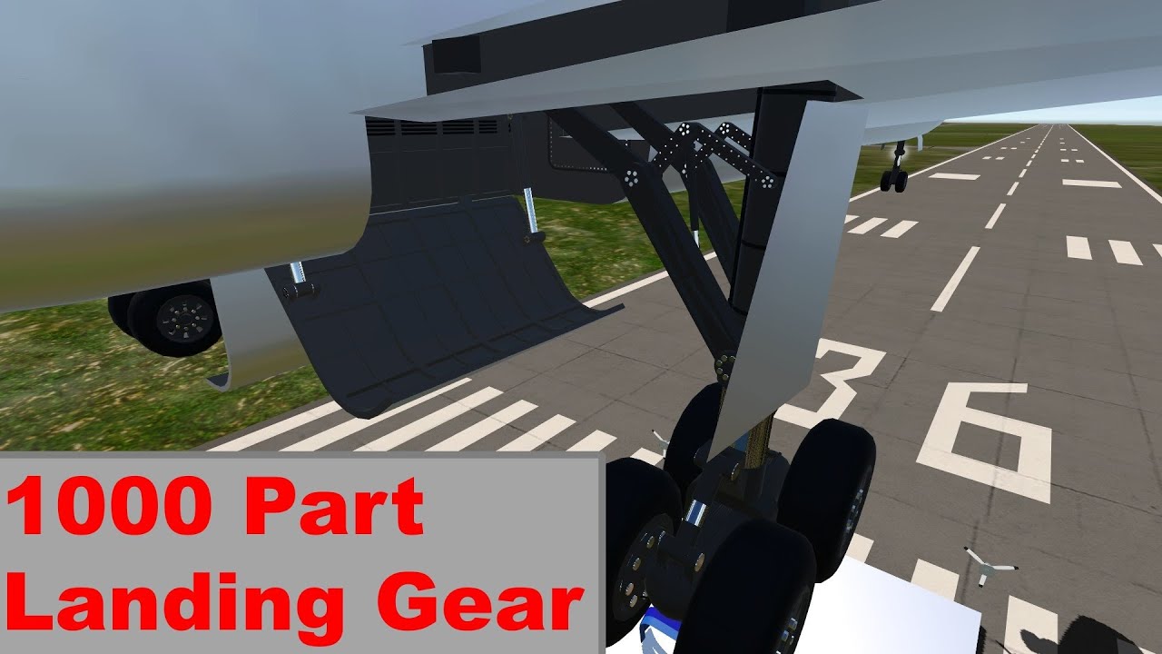 Detailed Landing Gear In SimplePlanes (Part 1) - SWL-120 Progress Update 9.1