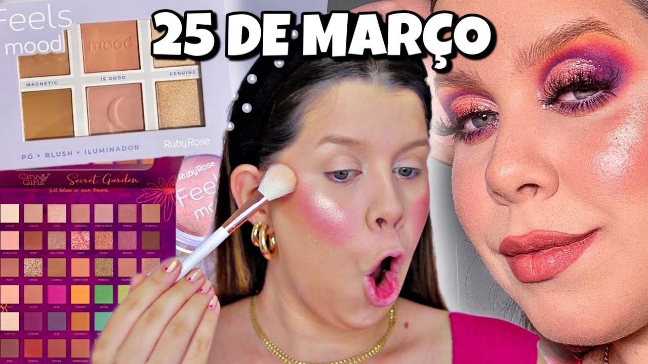 Testando MAKES baratinhas da *25 DE MARÇO*