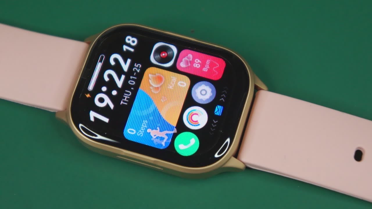 LEMFO HK21 Smartwatch Gluko AMOLED Display - Unboxing Feature review (link in the description)