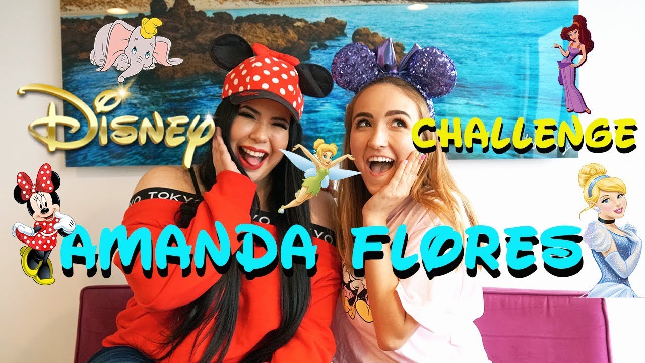 DISNEY SINGING CHALLENGE  FT. Amanda Flores Disney Anime - Zamy Baumüller