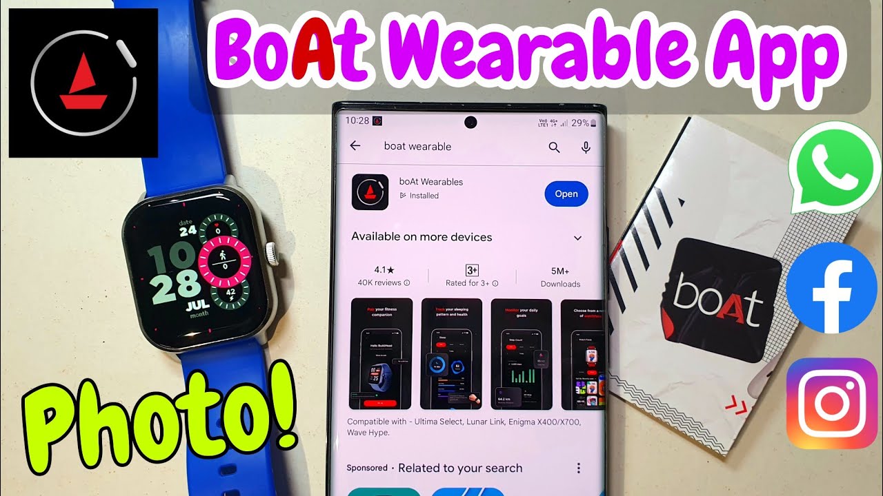 boat smartwatch ko app se kaise Connect Kare | Boat Wearables App How to use | Boat Watch app
