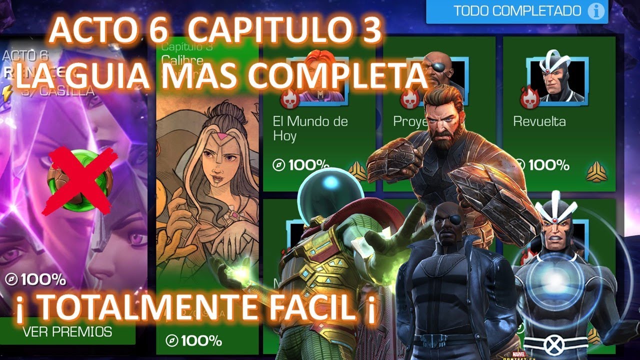 GUIA DEFINITIVA PARA REALIZAR EL ACTO 6.3 TOTALMENTE FACIL SIN GASTAR RECURSOS  + JEFES| Marvel MCOC