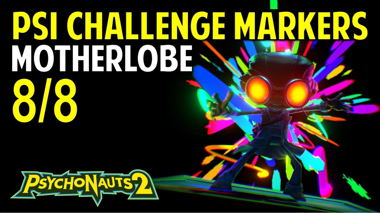 The Motherlobe: All PSI Challenge Markers Locations | Psychonauts 2 (Collectibles Guide)