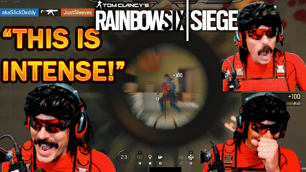 DrDisrespect's FIRST GAME On Rainbow Six Siege & He LIKES It! (INTENSE)!