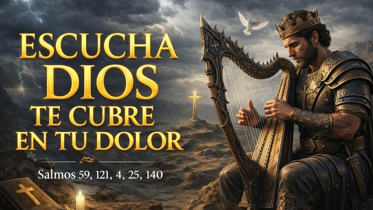 ⛈️ DIOS TE CUBRE CUANDO TODO SE DERRUMBA ⛈️🐑 Salmos del rey david