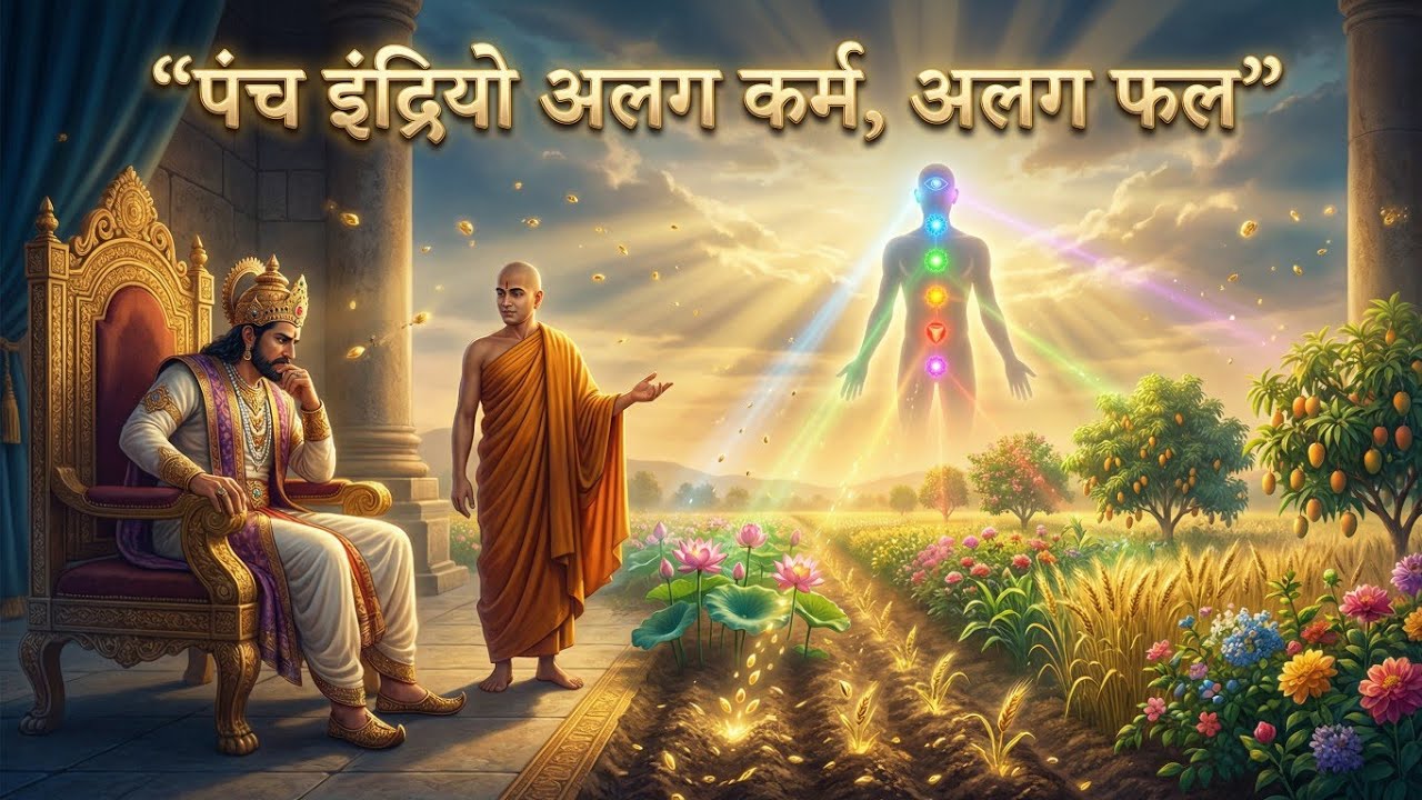 क्या 5  इंद्रियां अलग-अलग कर्मों का फल हैं? | राजा मिलिंद और भंते नागसेन का संवाद 1 EP 64 mil 4.4