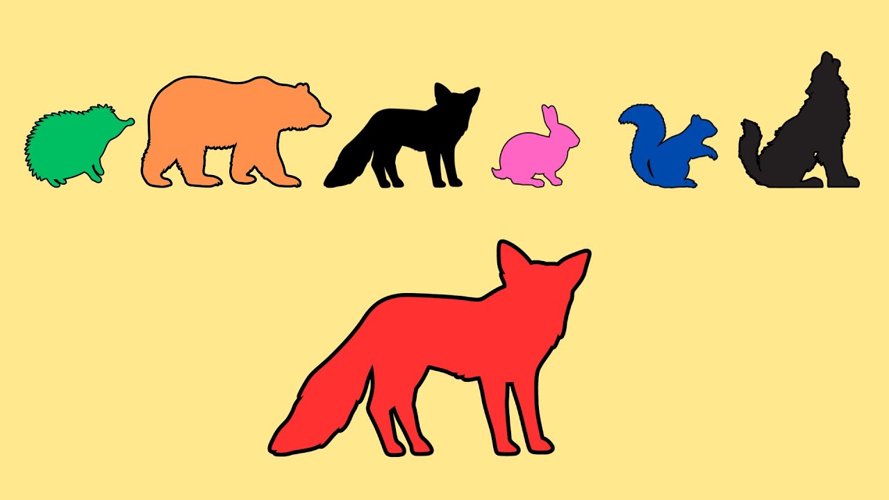 W&auml;hle die Tiere aus und nenne die Farben | Lernvideos f&uuml;r Kinder | Vorschule