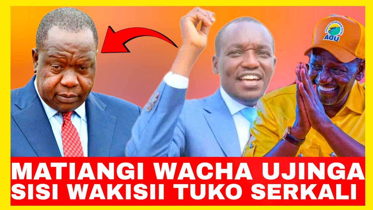 MATIANGI WACHA UJINGA SISI WAKISII TUKO KWA SERKALI!!GVN SIMBA ARATI FACE DR MATIANGI 