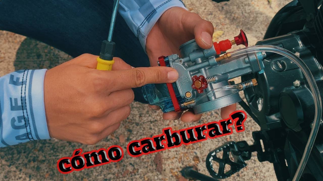 como carburar moto /carburador cortina plana