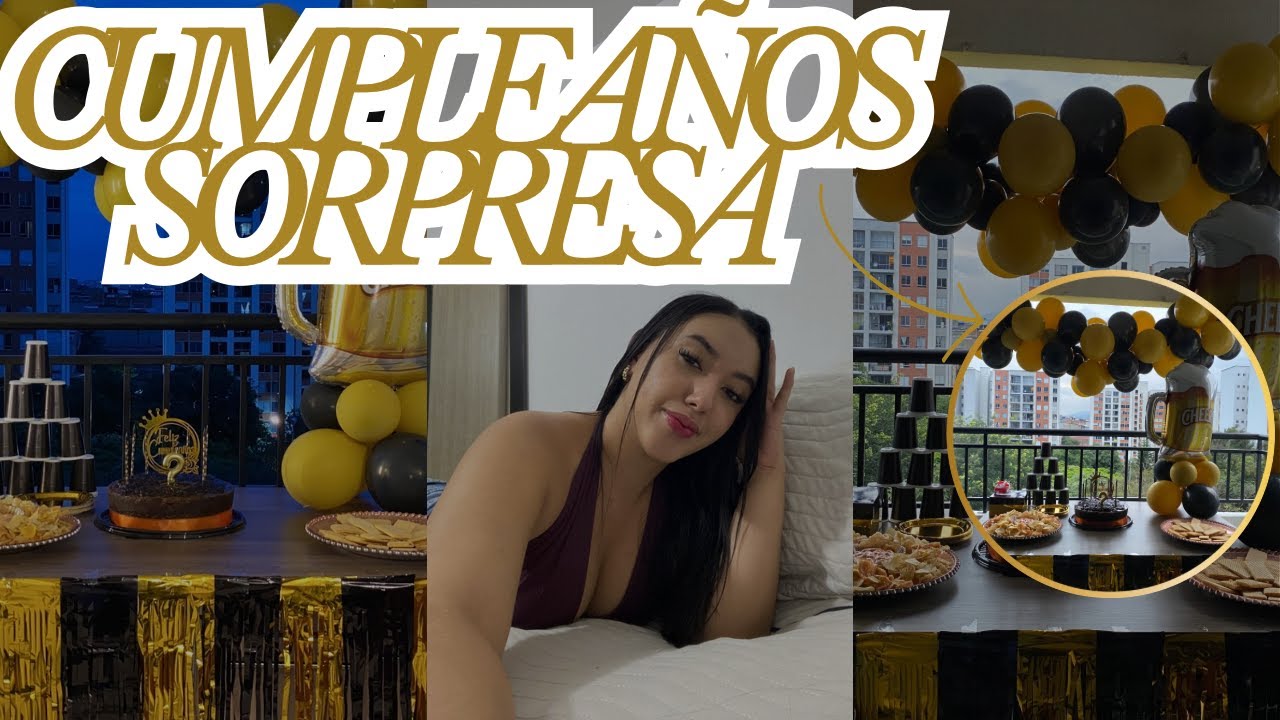 Organizando una fiesta de cumpleaños sorpresa...así salió😱