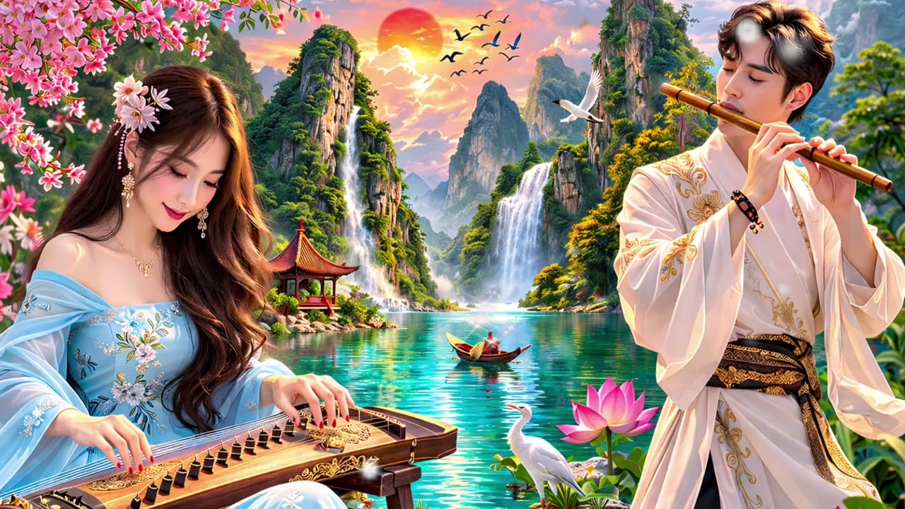 Soothing Relaxation Bamboo Flute and piano/  Nhạc sáo |Xua tan mệt mỏi chìm vào giấc ngủ ngon 
