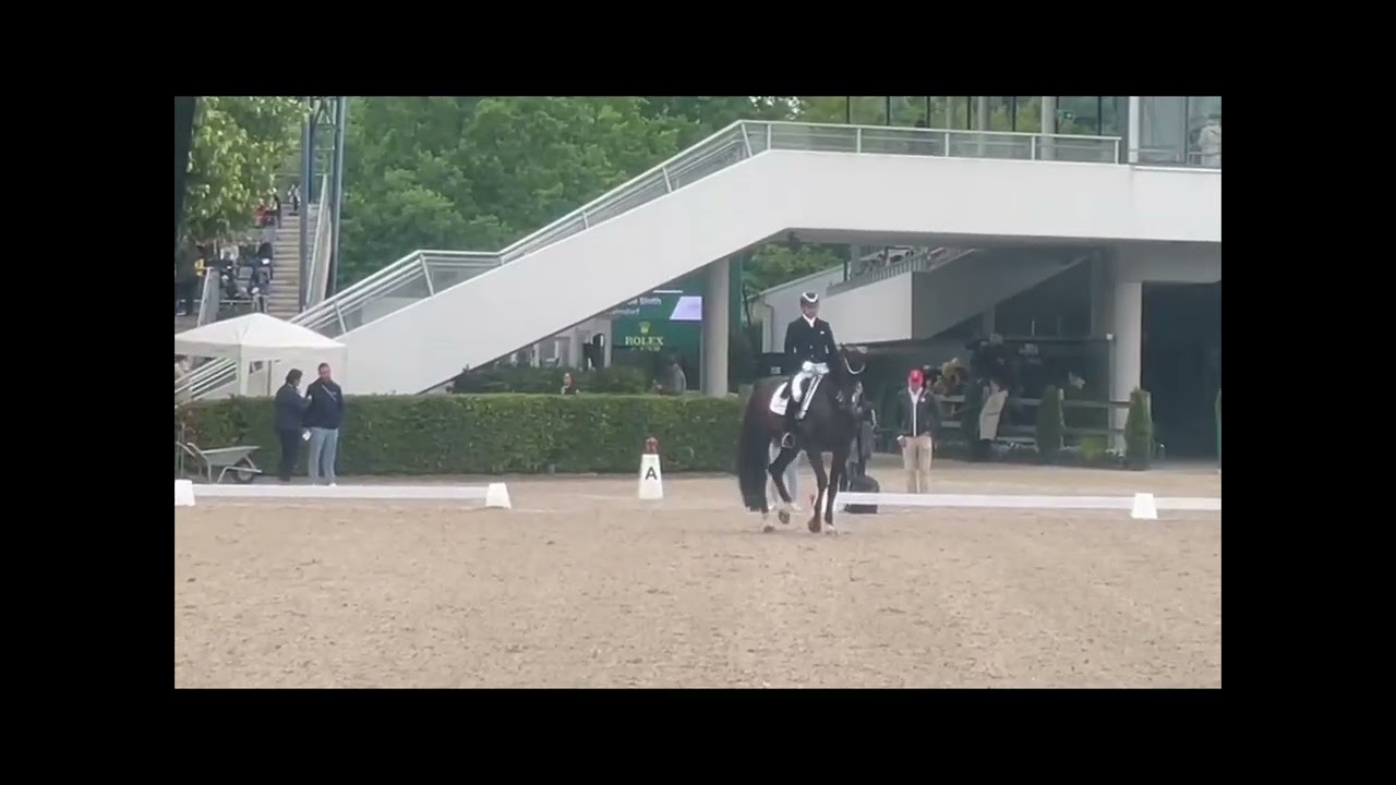 CHIO Aachen Abreiten warming up Andreas Helgstrand with Jovian 06.07.2025